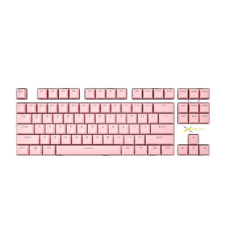 IM电竞游戏键盘KM13粉色